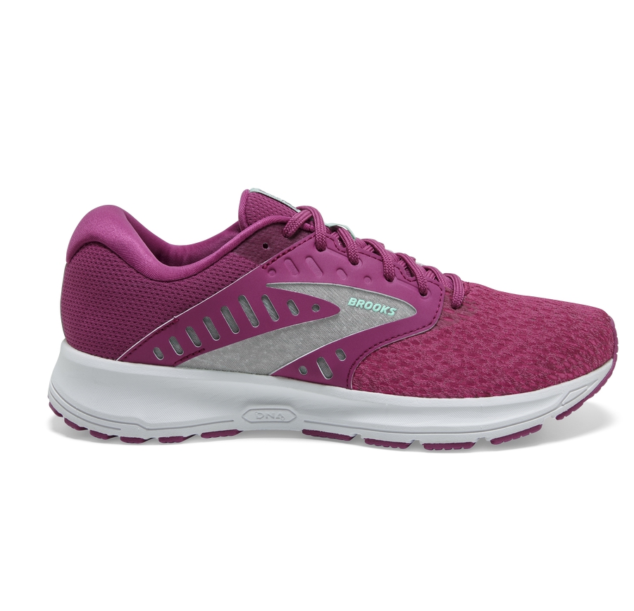 Brooks Womens Running Shoes Nz - Range 2 Pink/Grey ( OLPUY5849 )